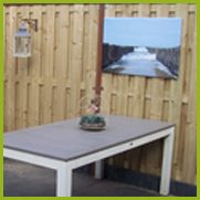 GARTENPOSTER IM HOLZRAHMEN Beispiel