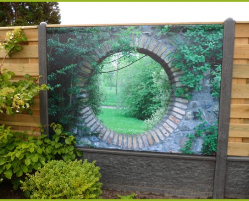 Gartenbanner Beispiel 963 Gartenbanner Gartenposter beispiel1.7