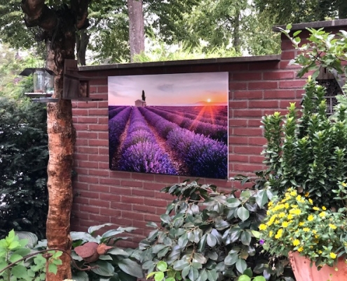 GartenBanner-Keilrahmen-lavendel GartenBanner im Keilrahmen lavendel